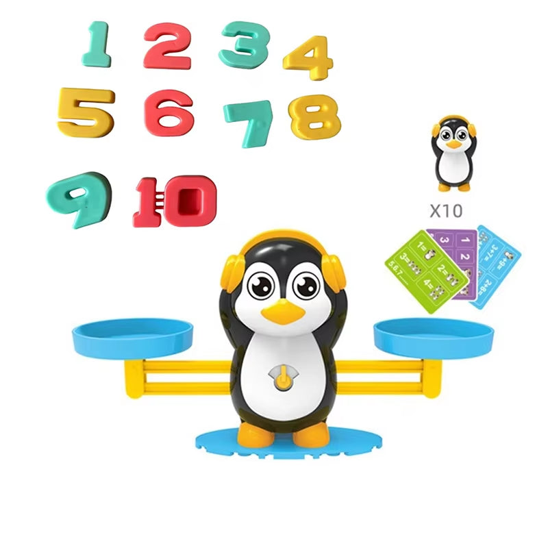 Montessori Math Toy Monkey Balance Baby Montessori Educational Games Number Toy Educational Learning Toys Teaching Material