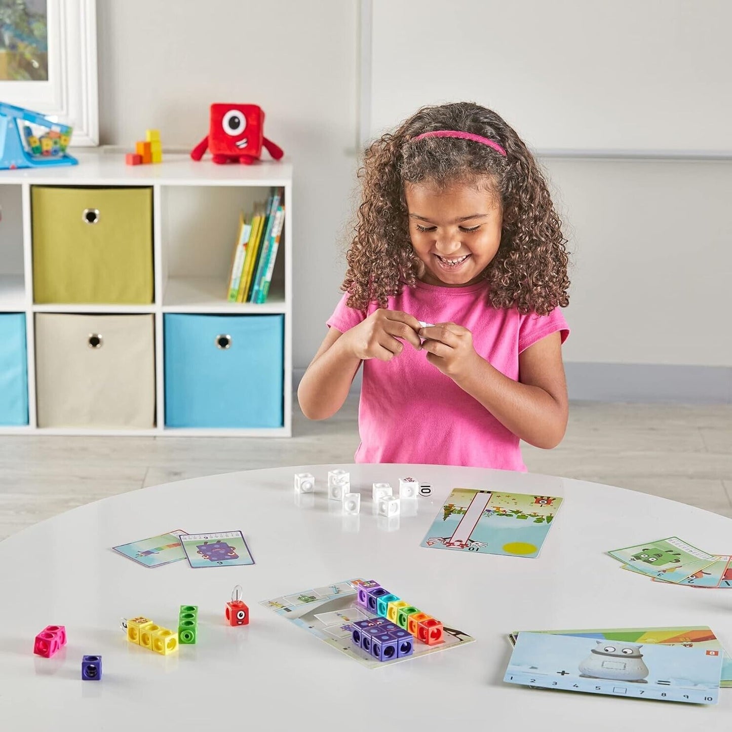Mathlink Cubes Number Blocks1-10 Activity Set, 30 Preschool Learning Activities,