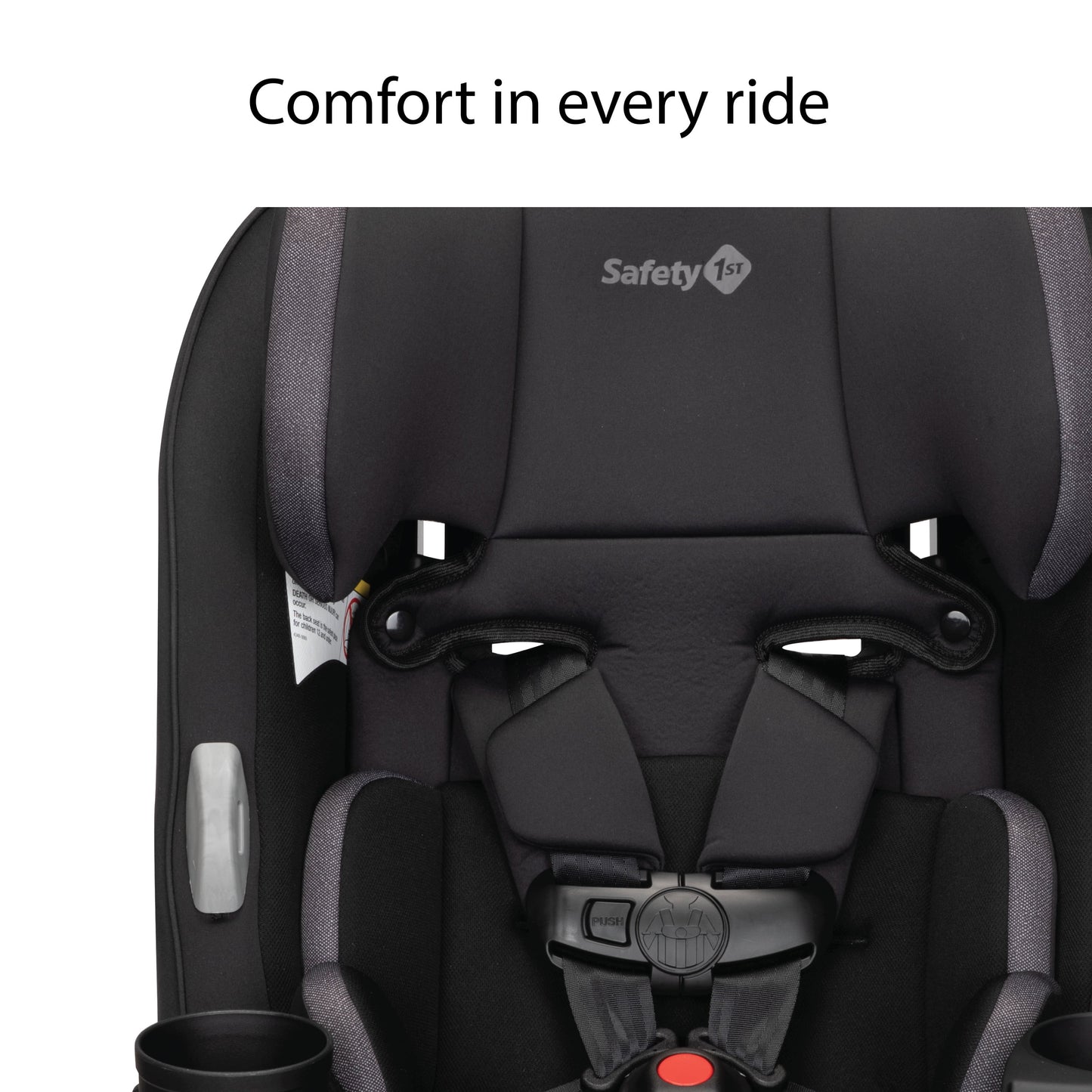 Safety 1ˢᵗ Grow and Go Sprint All-In-One Convertible Car Seat, Cranberry Ice