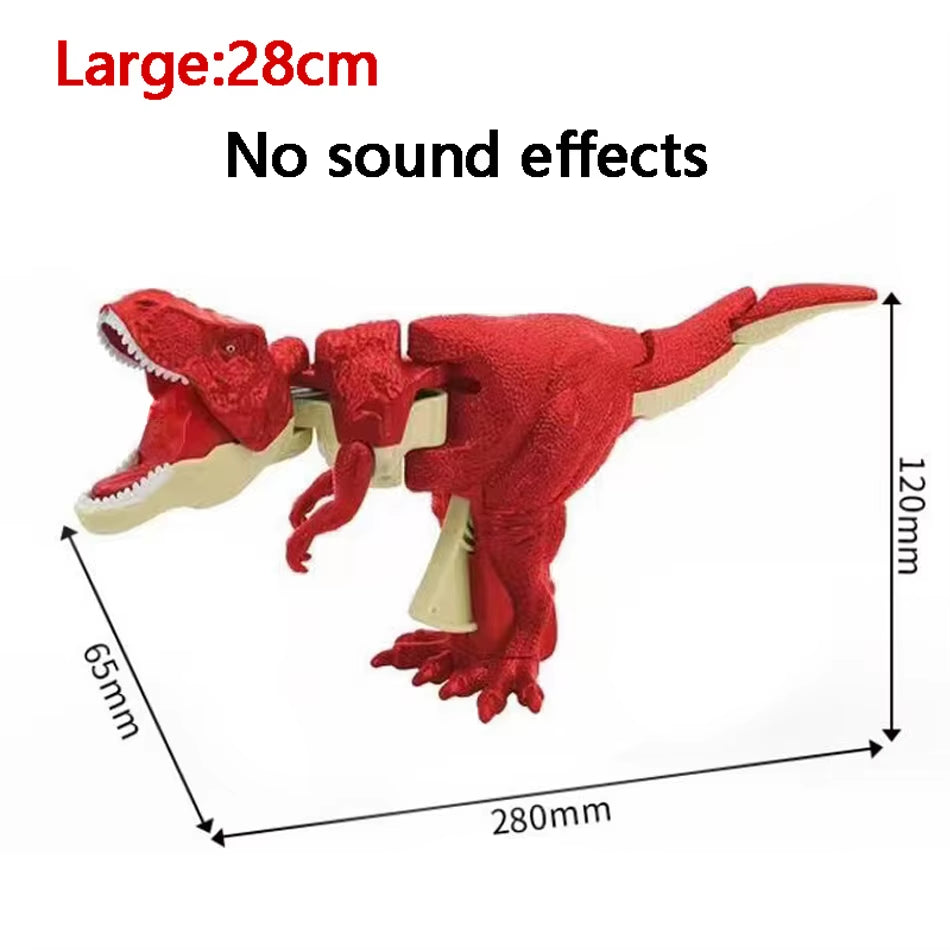 Dinosaurs Zazaza Press Dinosaurs Zaza Toy with Sound Children'S Fidget Toys Decompression Toy Telescopic Swing Dino Model Kids
