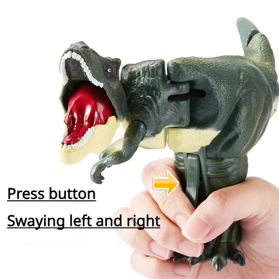 Dinosaurs Zazaza Press Dinosaurs Zaza Toy with Sound Children'S Fidget Toys Decompression Toy Telescopic Swing Dino Model Kids