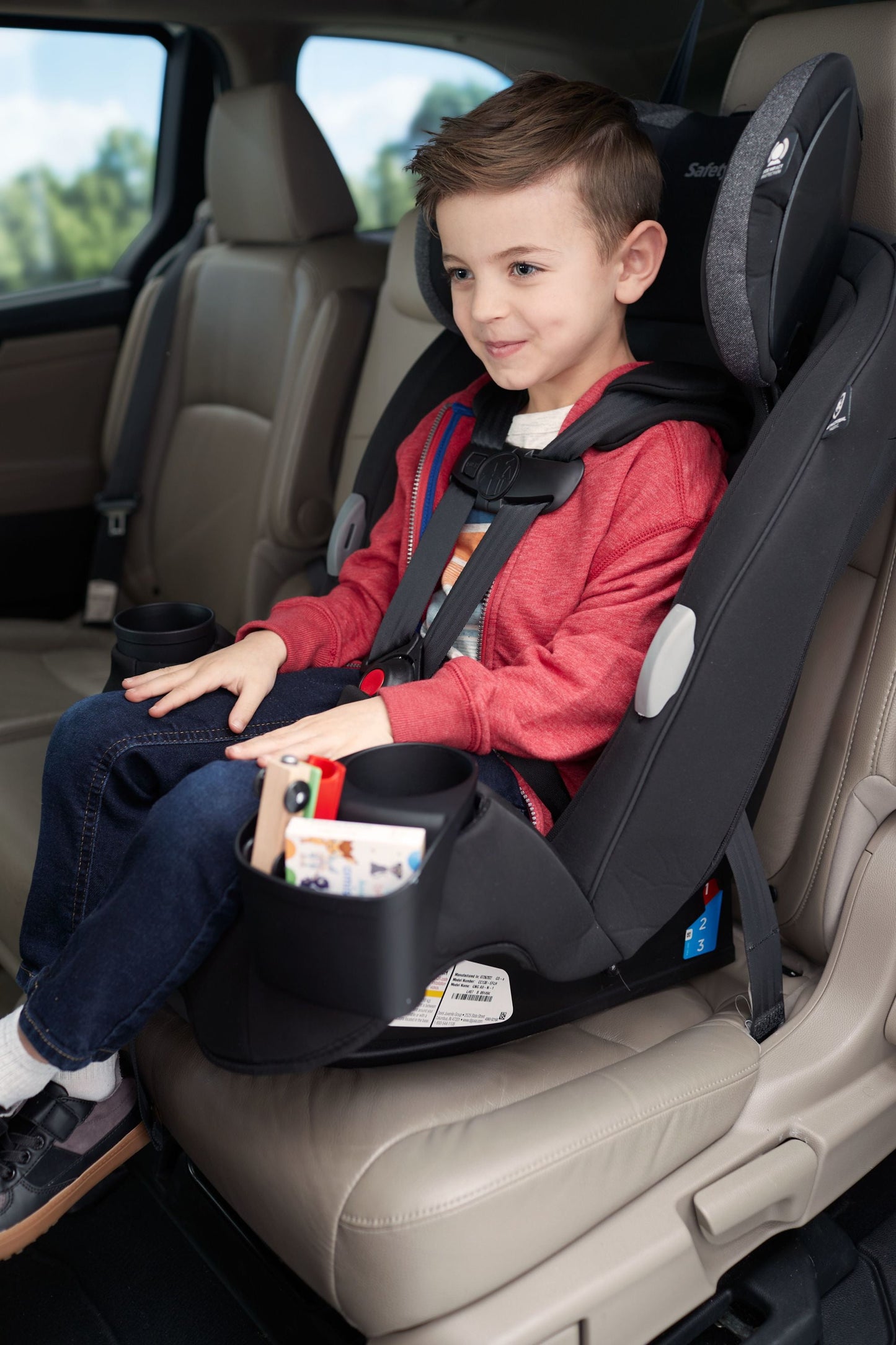 Safety 1ˢᵗ Grow and Go Sprint All-In-One Convertible Car Seat, Cranberry Ice