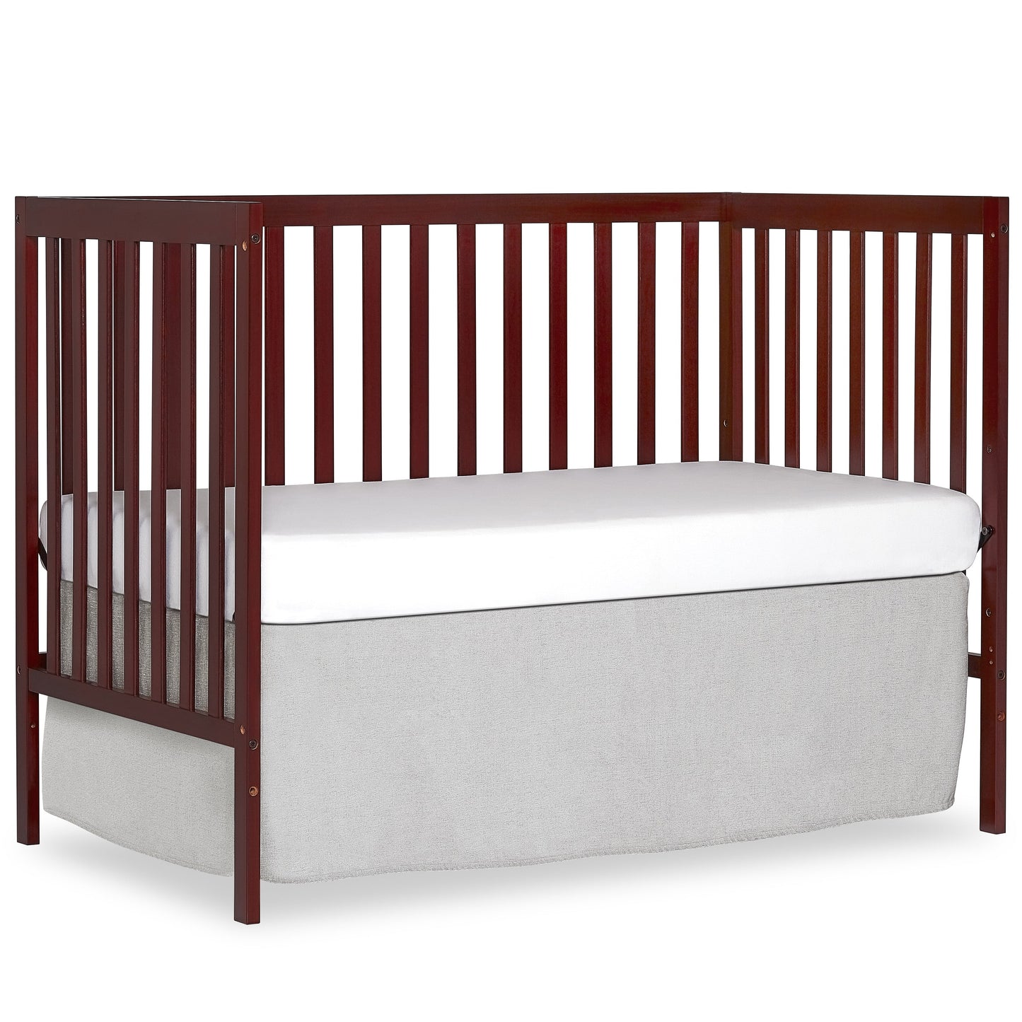 Synergy 5-In-1 Convertible Crib in Cherry, Greenguard Gold Certified
