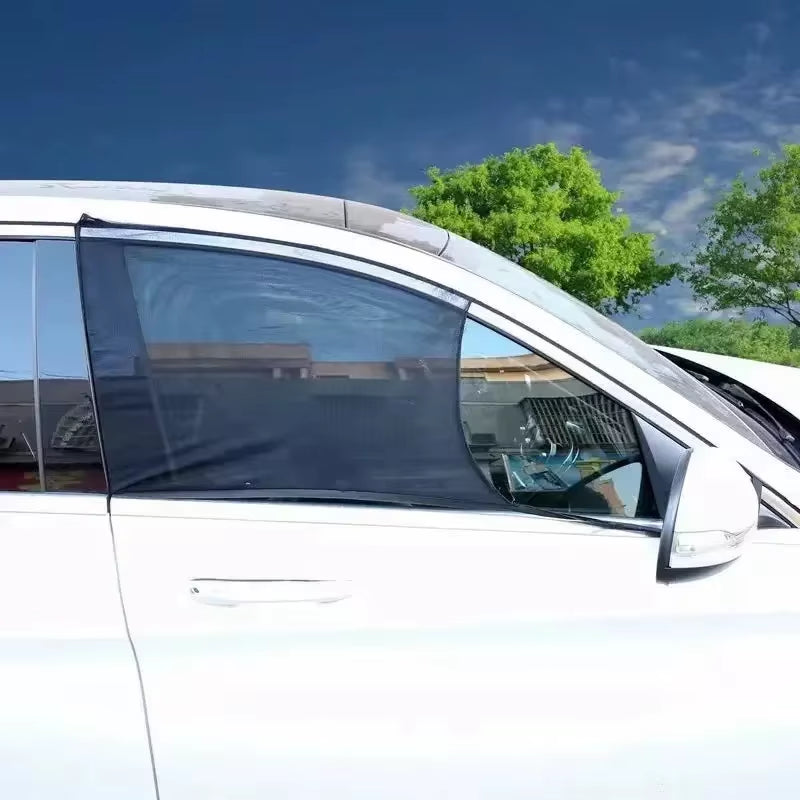 2Pcs Universal Car Styling Accessories Sun Side Window Shade Curtain Rear Window Cover UV Protection Sunshade Visor Shield