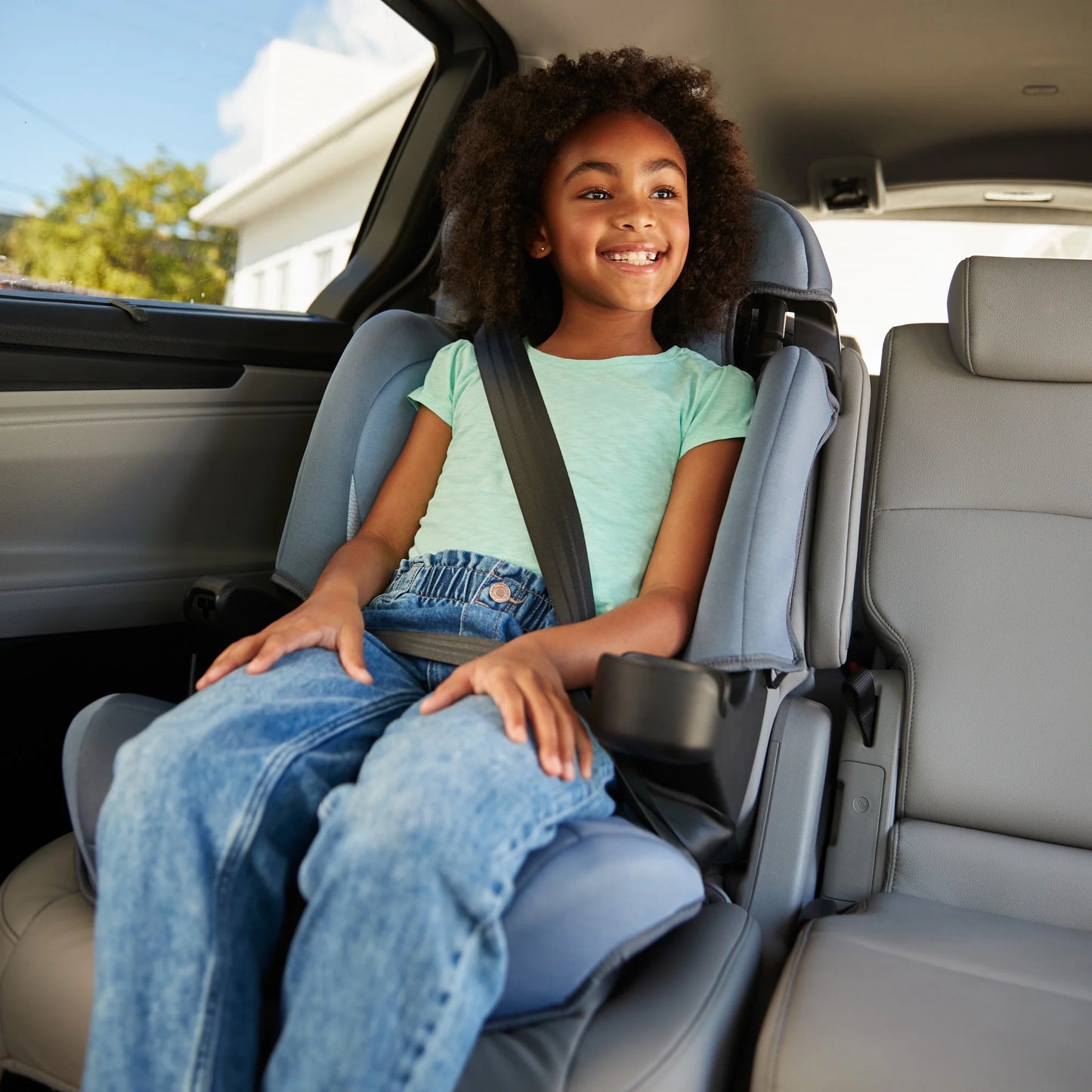 Finale DX 2-In-1 Booster Car Seat, Organic Waves