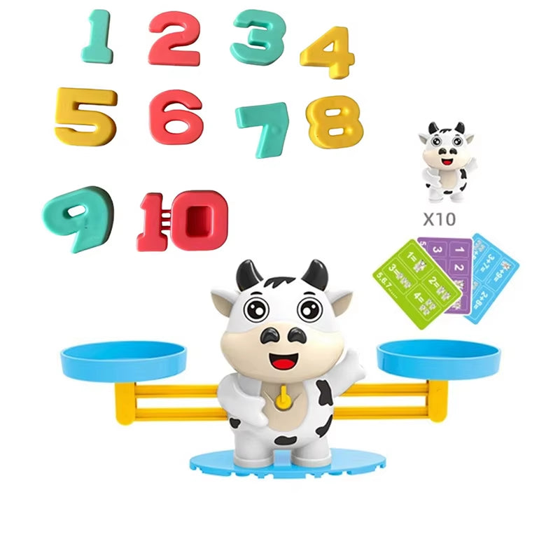 Montessori Math Toy Monkey Balance Baby Montessori Educational Games Number Toy Educational Learning Toys Teaching Material