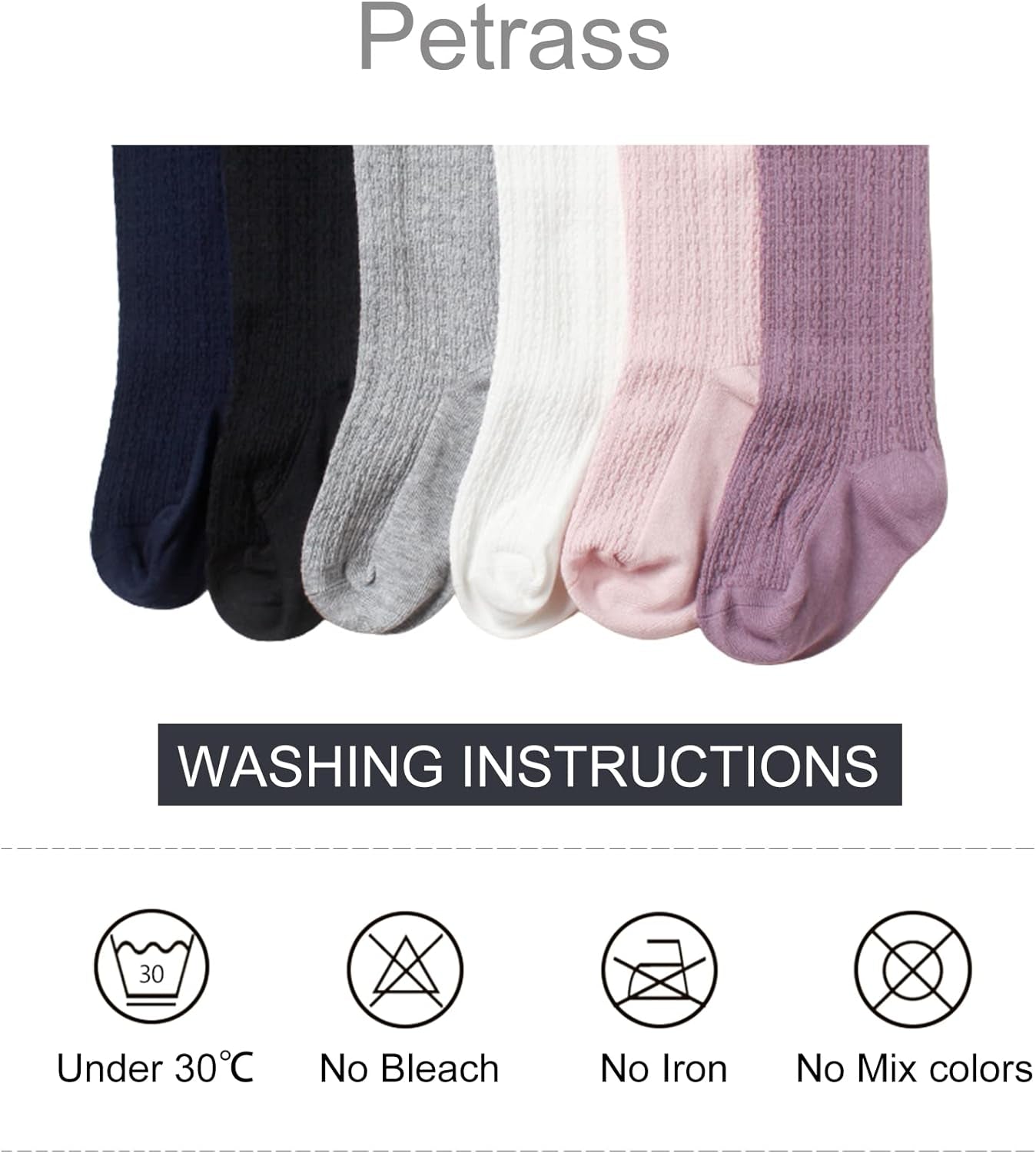 Baby Girls Cable Knitted Tights Infant Full-Footed Seamless Cotton Tights New-Born Girls Seamless Leggings