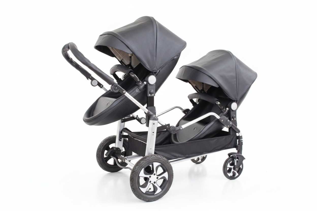 Luxury 2-in-1 Twin Baby Stroller – Brightened