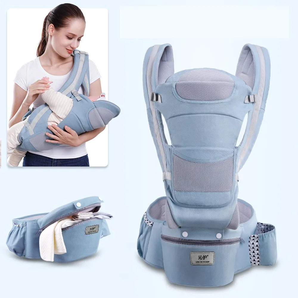 Ergonomic Baby Carrier Backpack – 15 Ways to Carry Baby