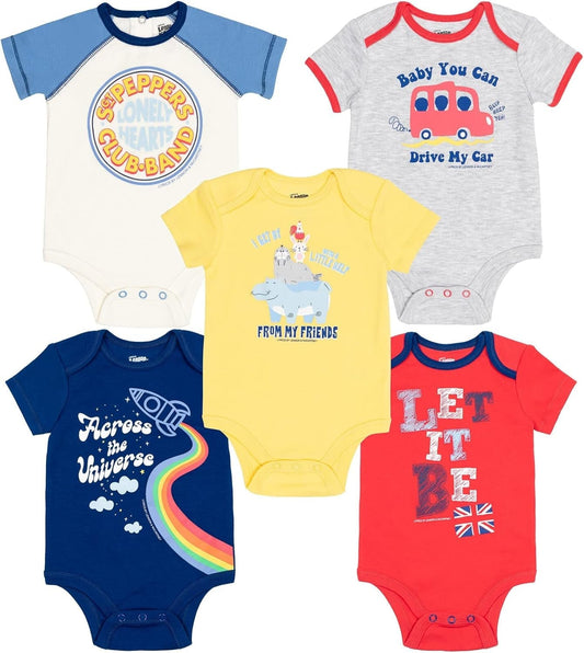 The Perfect Baby 5-Pack Bodysuits for Newborns & Infants