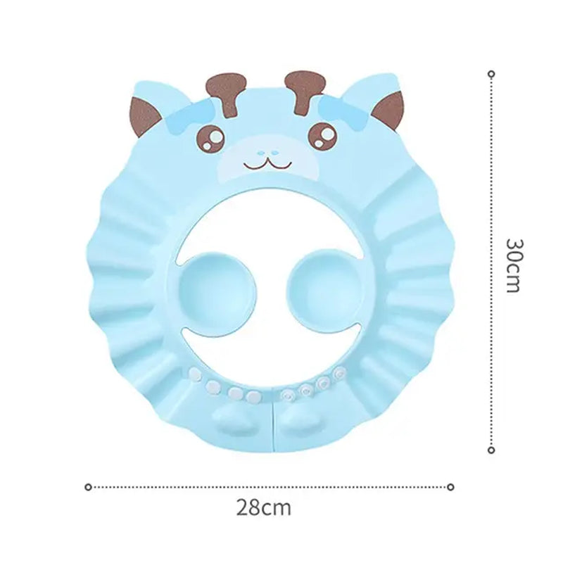 Adjustable Safe Shampoo Shower Bathing Bath Protect Soft Cap Hat for Baby Wash Hair Shield Children Bathing Shower Cap Hat Kids