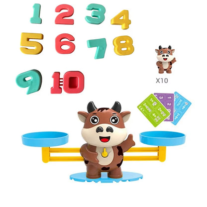 Montessori Math Toy Monkey Balance Baby Montessori Educational Games Number Toy Educational Learning Toys Teaching Material