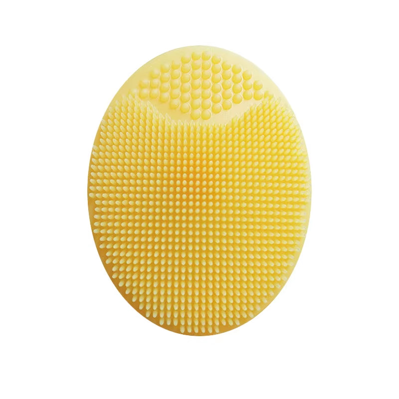 1PC Silicone Cleaning Brush Facial Brushes Baby Bath Massage Pad Face Skin Cleaner Pore Deep Cleansing Brushes Shower Scrub Tool
