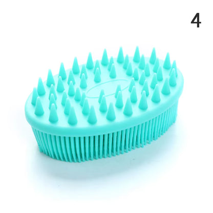 Silicone Body Brush Baby Shower Sponge Dry Massage Bath Towel for Body Bast Silicone Body Scrubber Back Scrubber