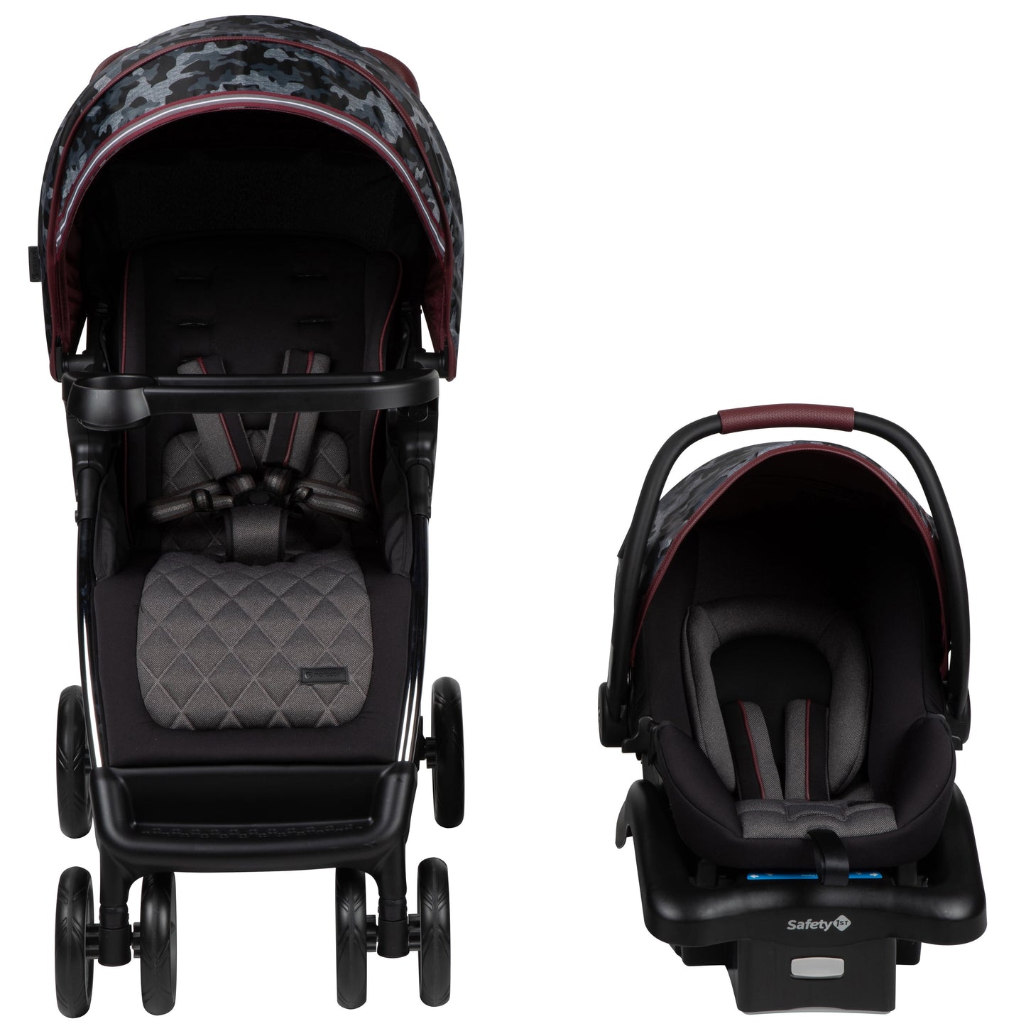 Travel System Stroller and Infant Car Seat, Heather Camo, Infant & Toddler, Unisex