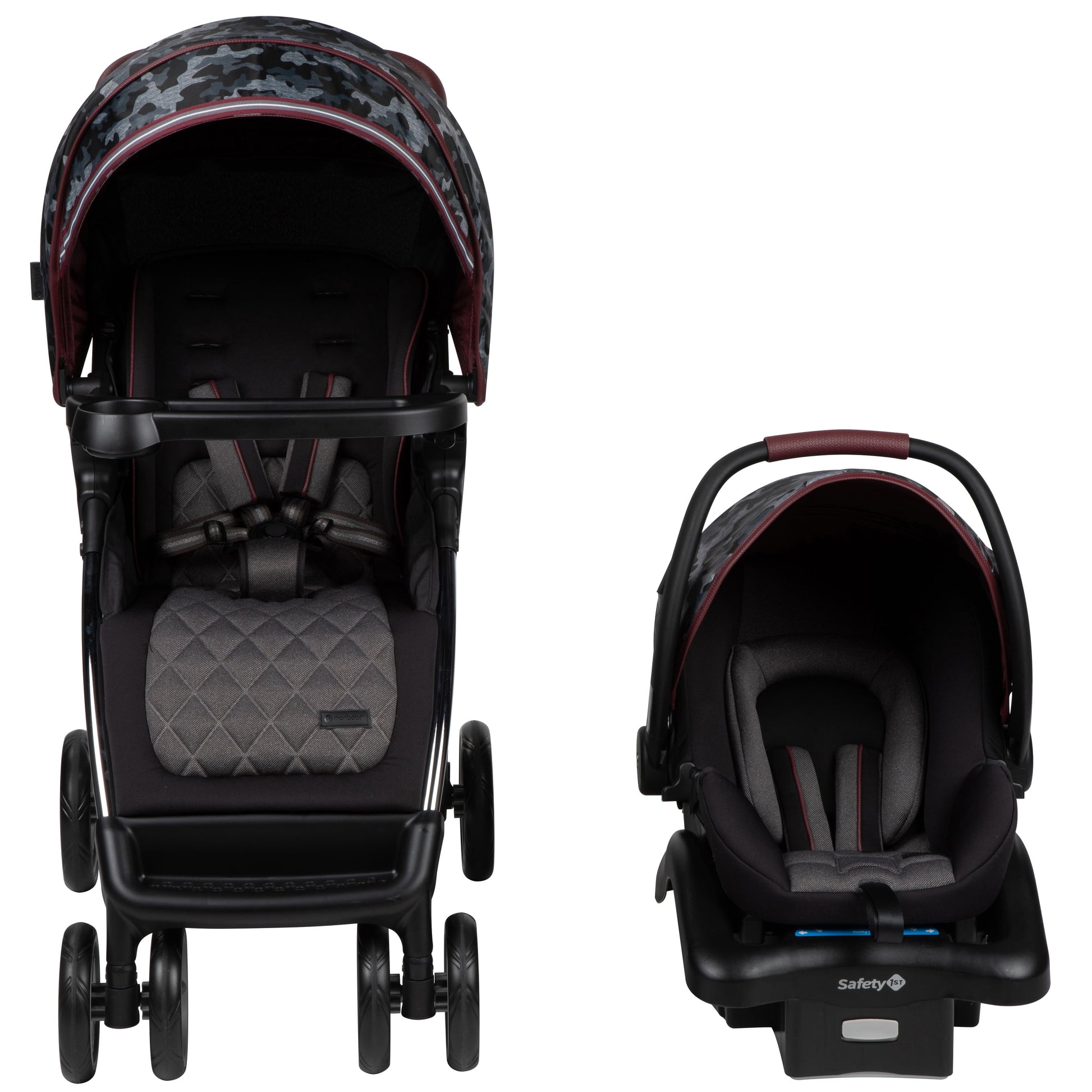 Travel System Stroller and Infant Car Seat, Heather Camo, Infant & Toddler, Unisex