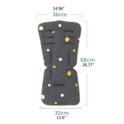 Lamb Wool Baby Stroller Seat Cushion Soft Car Seat Pad Newborn Stroller Buggy Pram Urine Pad Seat Cover Mat Pushchairs Mattress