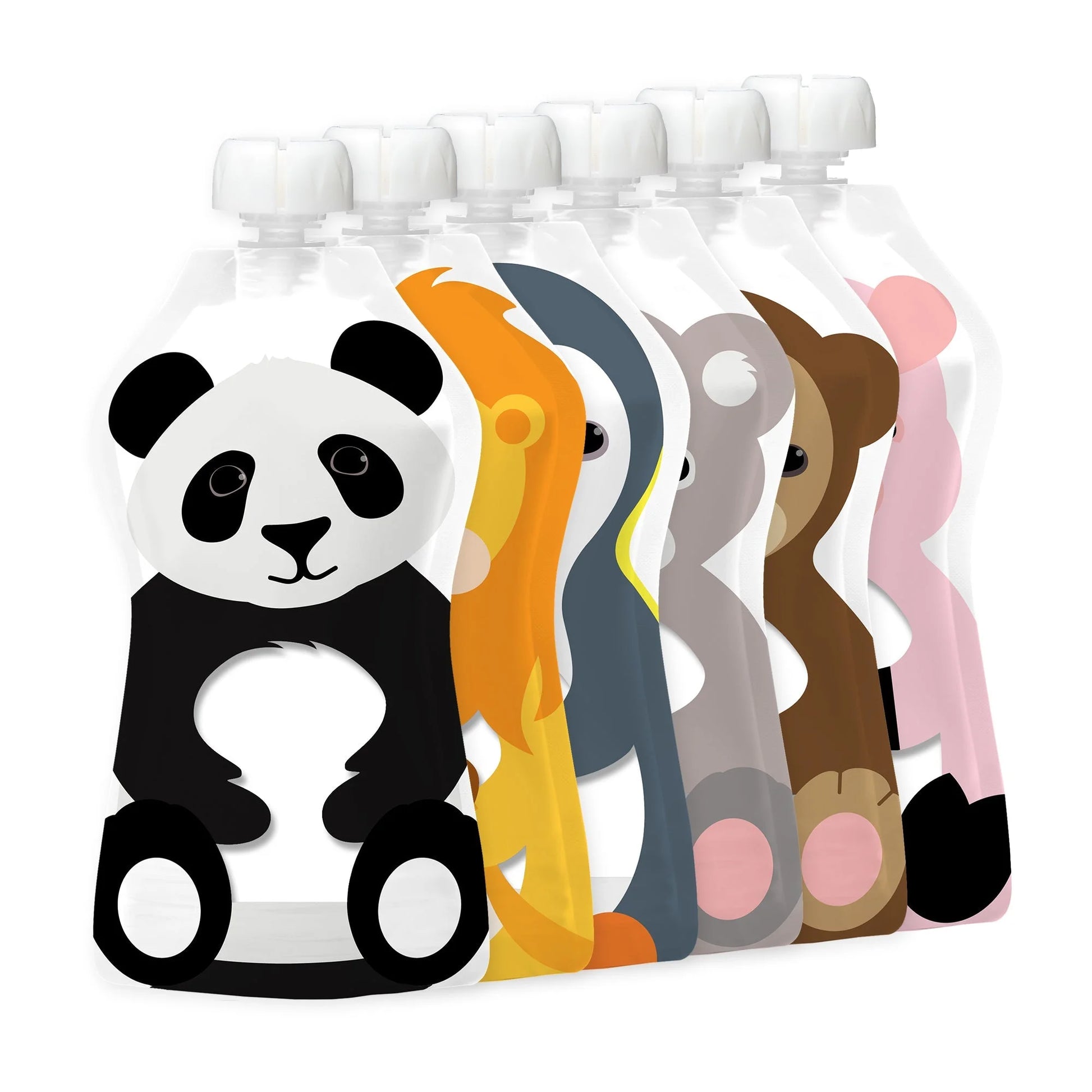 Reusable Food Pouch | Large 6 Pack - 5 Oz.