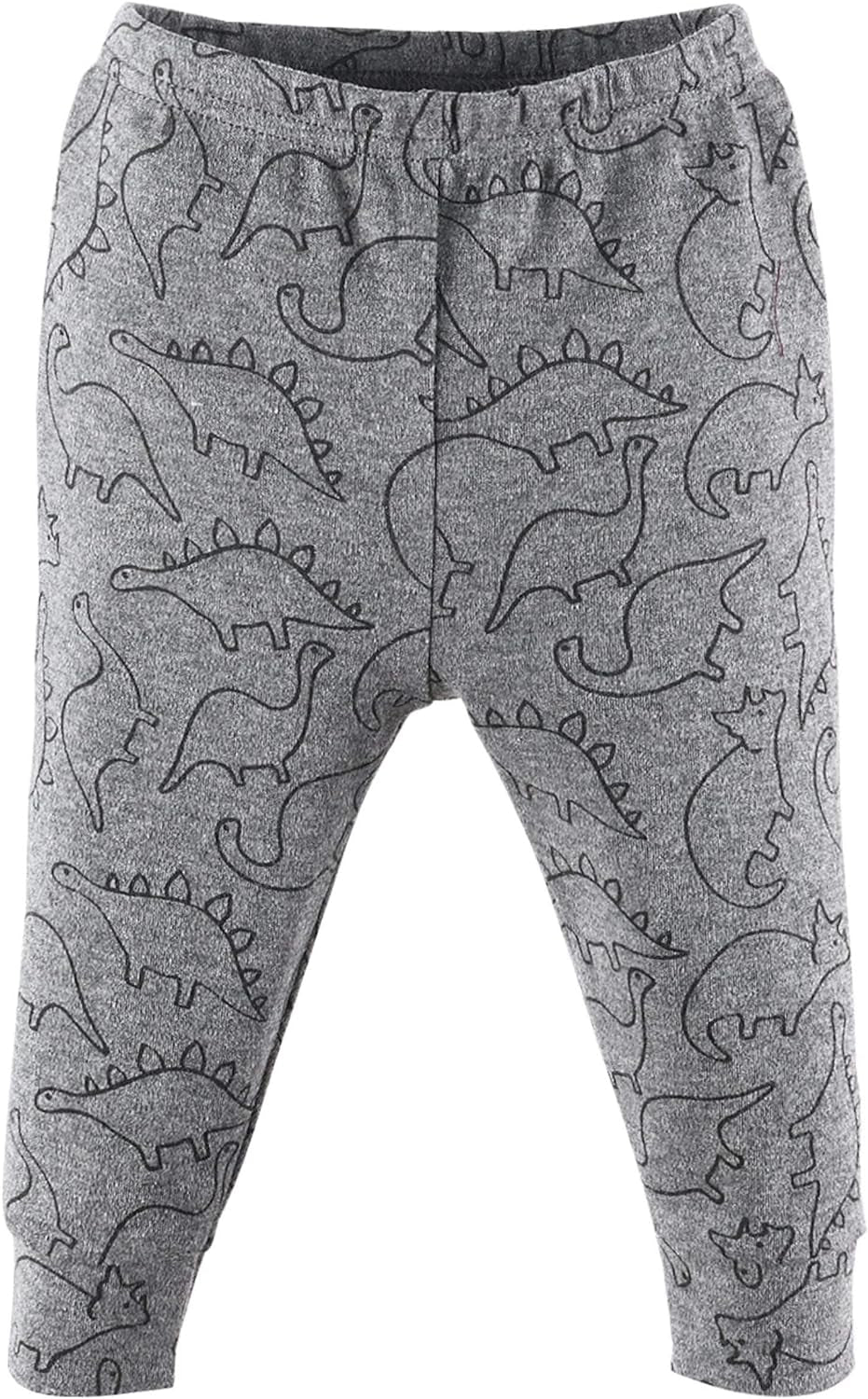 5 Pack Baby Boy Pants Set - 100% Cotton Toddler Pants for Baby Boys, 9-12 Baby Boy Clothes for Toddlers and Babies - Dinosaur Multicolored