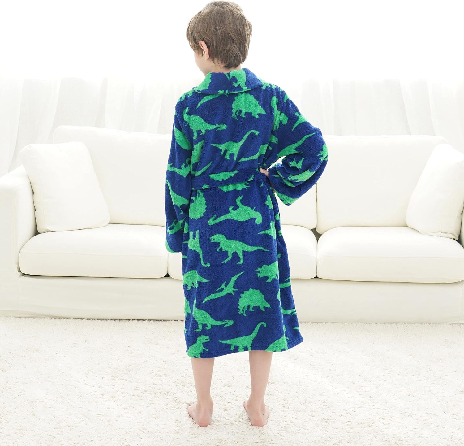 Kids Cover up Girls Beachwear Boys Housecoat Soft Fuzzy Children Boys Girls Bath Cover Up