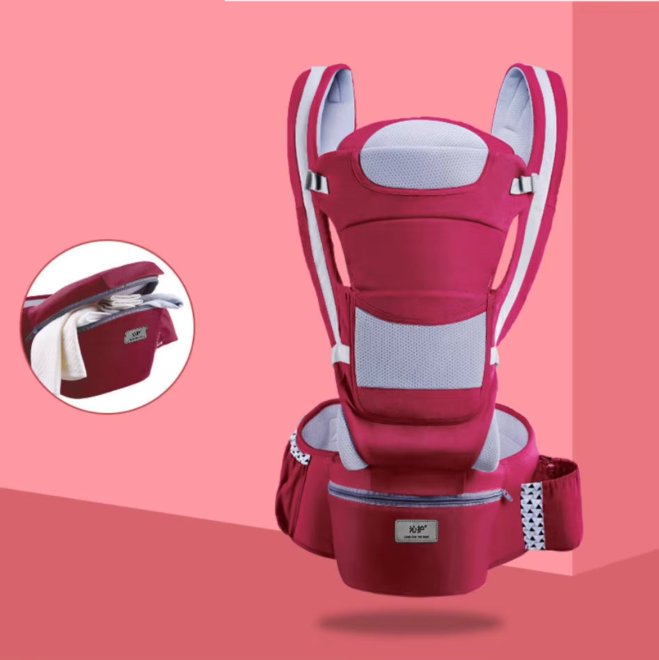 Baby Carrier Waist Stool with Storage Bag Kangaroo Shoulder Swaddle Sling Infant Kid Wrap Ergonomic Backpack Hipseat