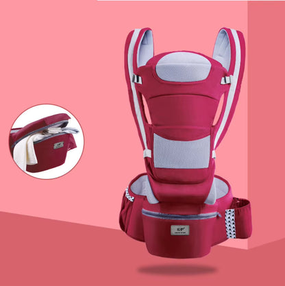 Baby Carrier Waist Stool with Storage Bag Kangaroo Shoulder Swaddle Sling Infant Kid Wrap Ergonomic Backpack Hipseat