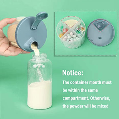 2PCS Baby Milk Powder Formula Dispenser,Toddlers Outdoor