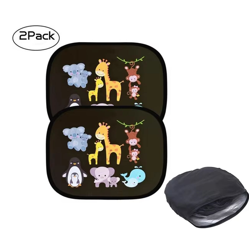 Universal Car Sunshade Side Window Windscreen Roof Window for Children Adults Adsorption Sunshade Cover