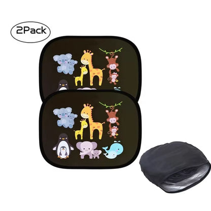 Universal Car Sunshade Side Window Windscreen Roof Window for Children Adults Adsorption Sunshade Cover