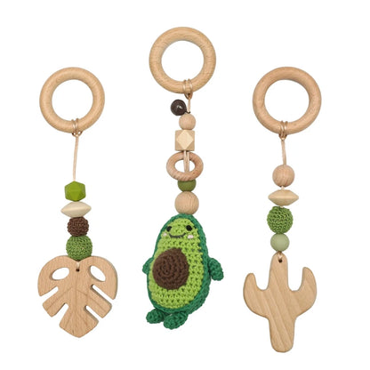 Nordic Baby Wooden Gym Fitness Frame Rack Baby Activity Gym Mobile Suspension Baby Room Decoration Newborn Baby Accessories