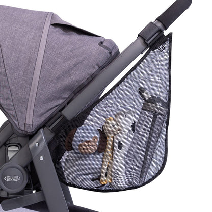 Side Sling Stroller Cargo Net, Stroller Organizer and Storage