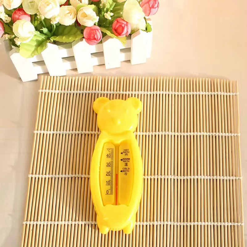 2023 New Cartoon Floating Bear Baby Water Thermometers Lovely Kids Bath Thermometer Toy Plastic Tub Water Sensor Thermometer