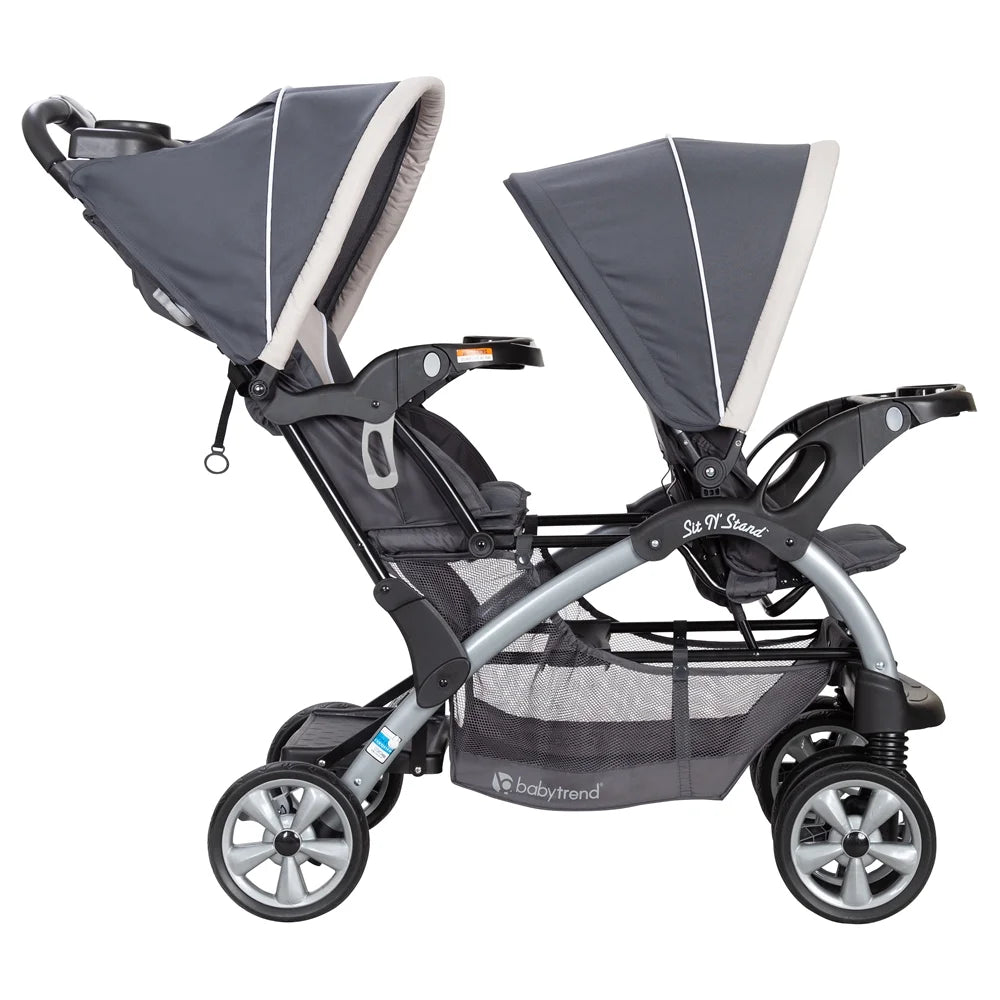 Open Box  Sit N' Stand Easy Fold Twin Double Infant Toddler Stroller