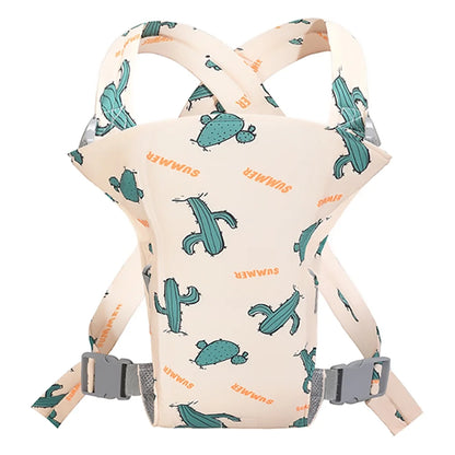 4 in 1 Baby Carrier,Ergonomic Infant Carrier Backpack,Breathable Front Back Carrying Wrap Seat for Newborn Toddlers up to 33 Lbs,Colorful