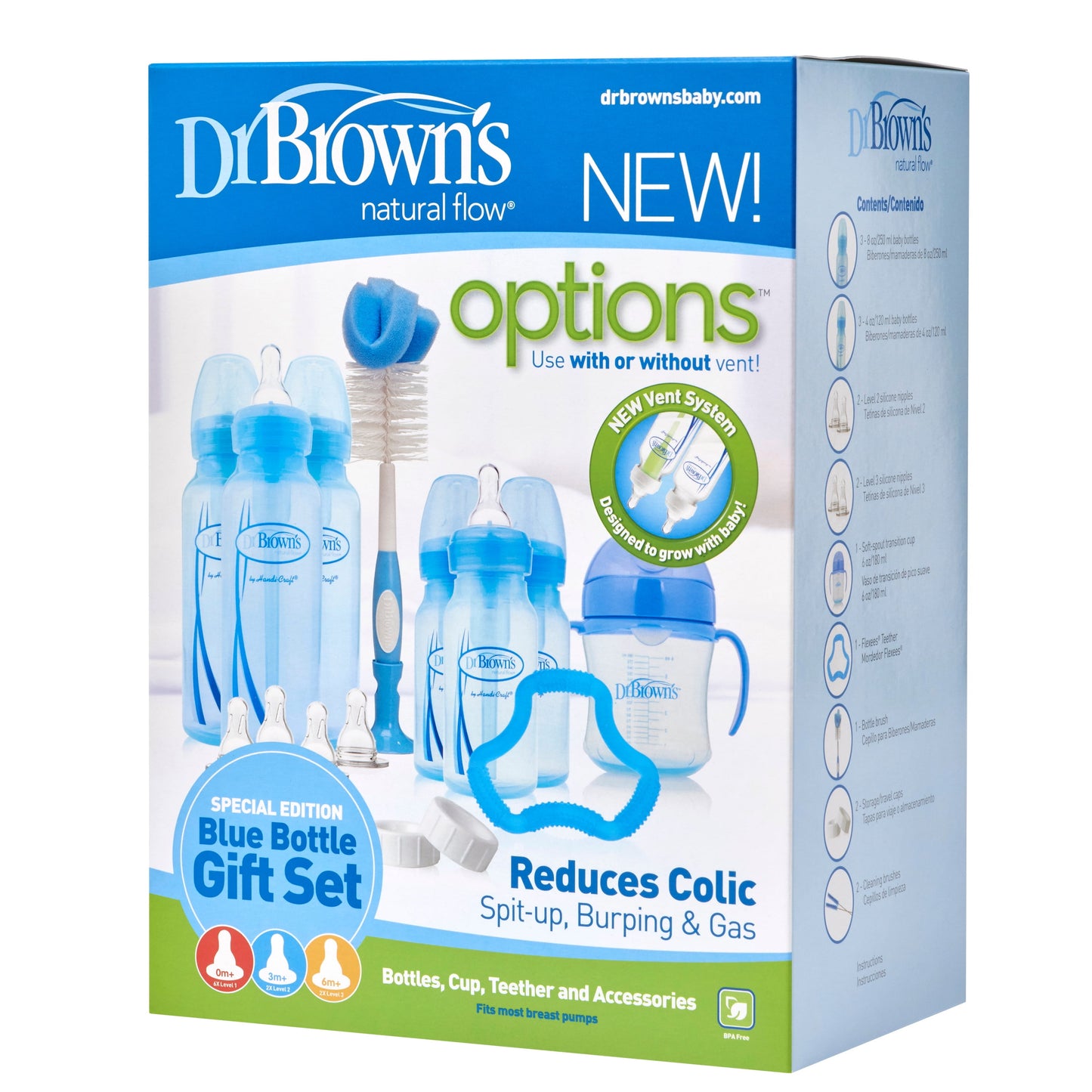 Options Baby Bottles Gift Set, Blue