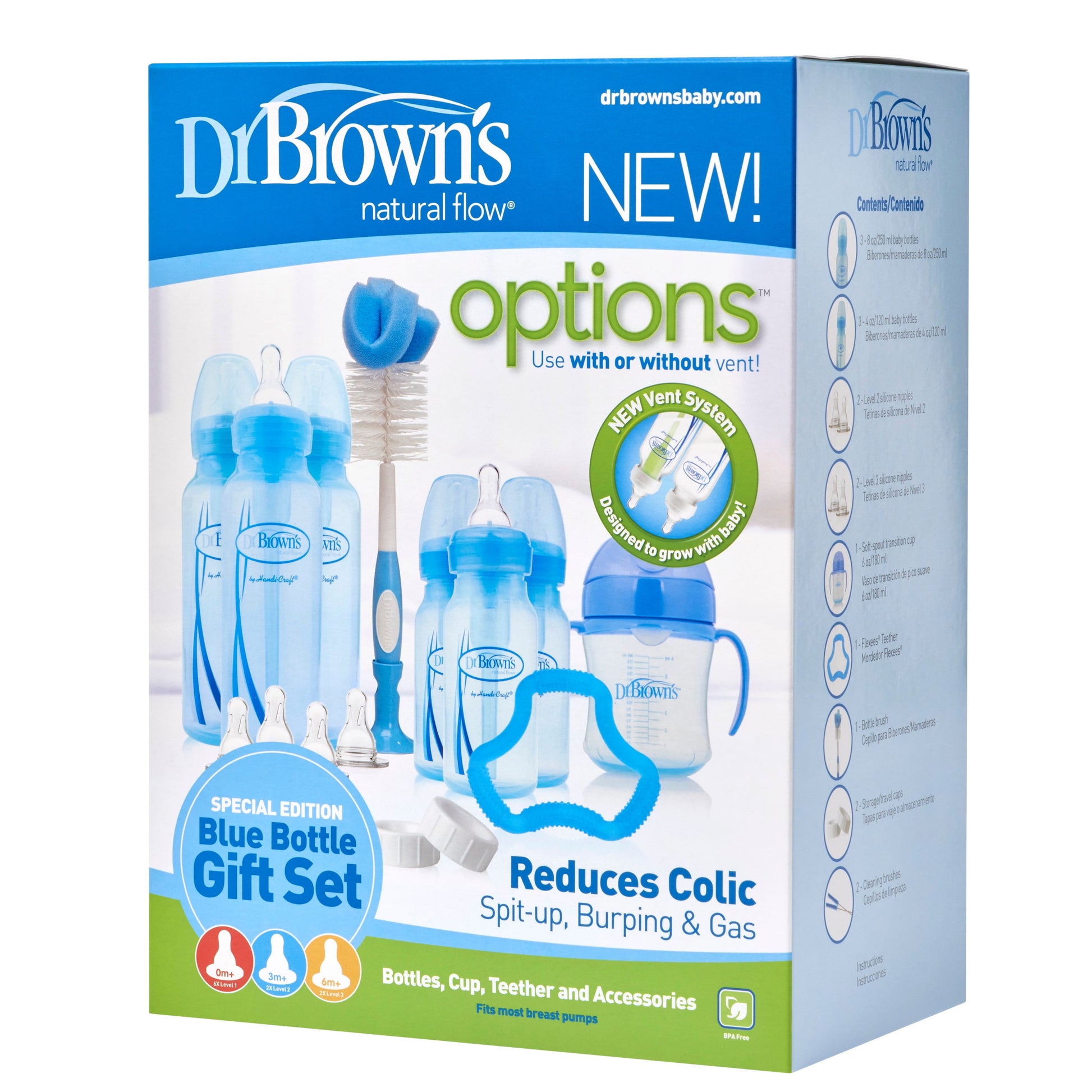 Options Baby Bottles Gift Set, Blue
