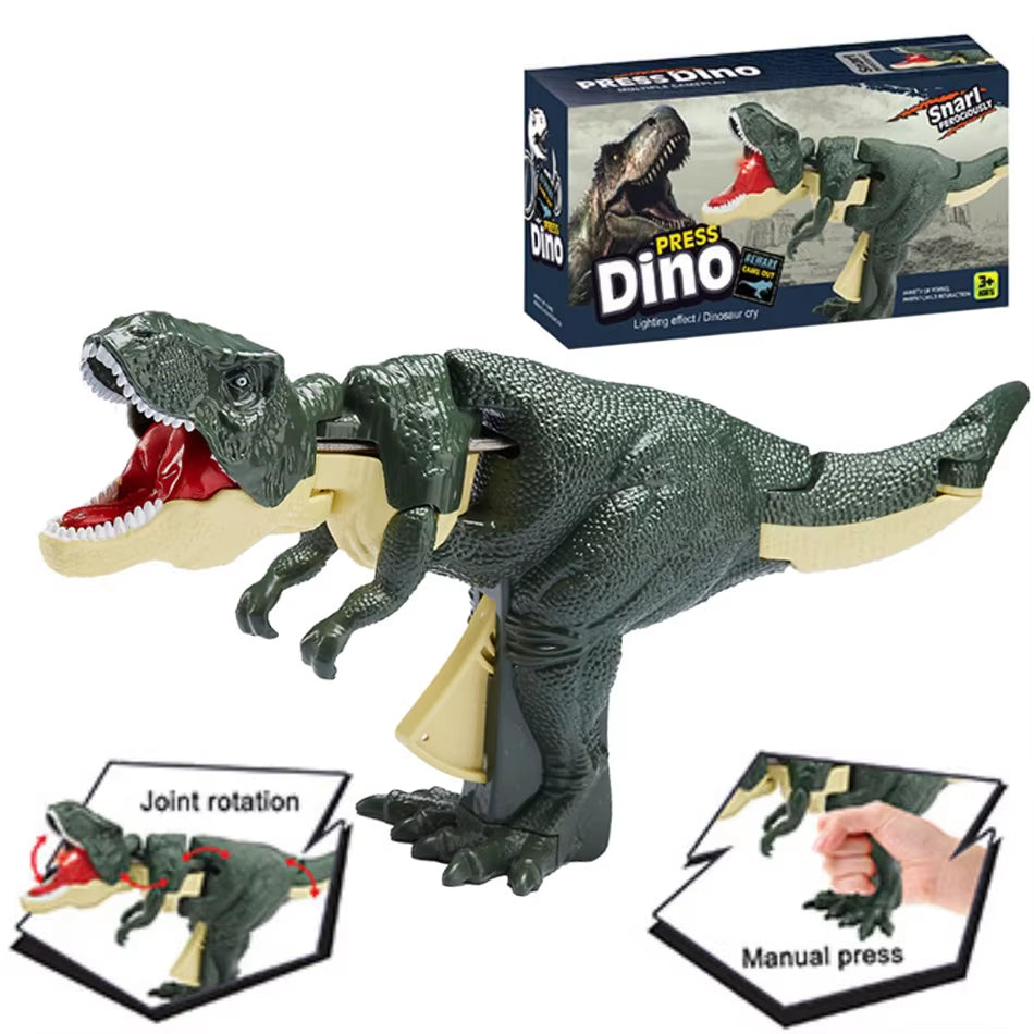 Dinosaurs Zazaza Press Dinosaurs Zaza Toy with Sound Children'S Fidget Toys Decompression Toy Telescopic Swing Dino Model Kids