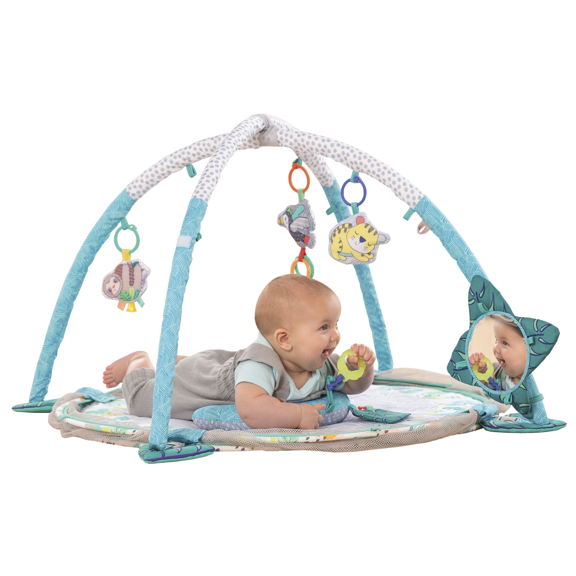 4-In-1 Jumbo Baby Activity Center and Play Mat with Ball Pit, 6-12 Months Unisex, Sloth