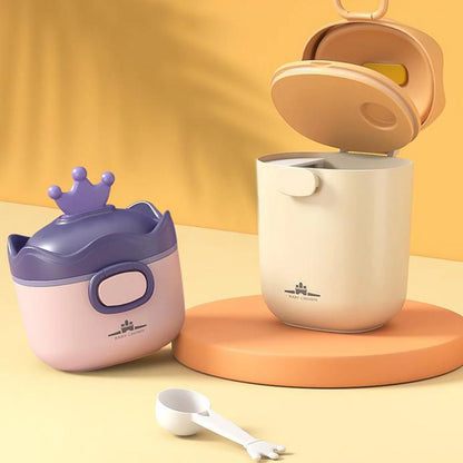 Baby Formula Dispenser, Portable Formula Dispenser Container with Carry Handle for Travel Outdoor Activities for Baby Infant,Large Size