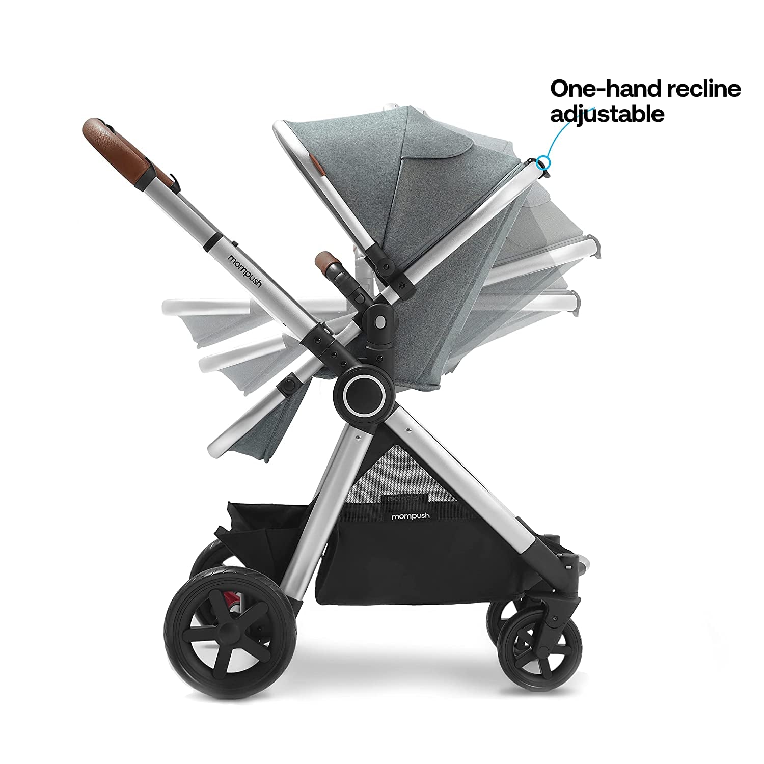 Ultimate2 Baby Stroller for Toddler with Removable Bassinet, Reversible Stroller Seat - Full-Size for Comfortable Outings with Baby - Smooth Glide Bassinet Stroller