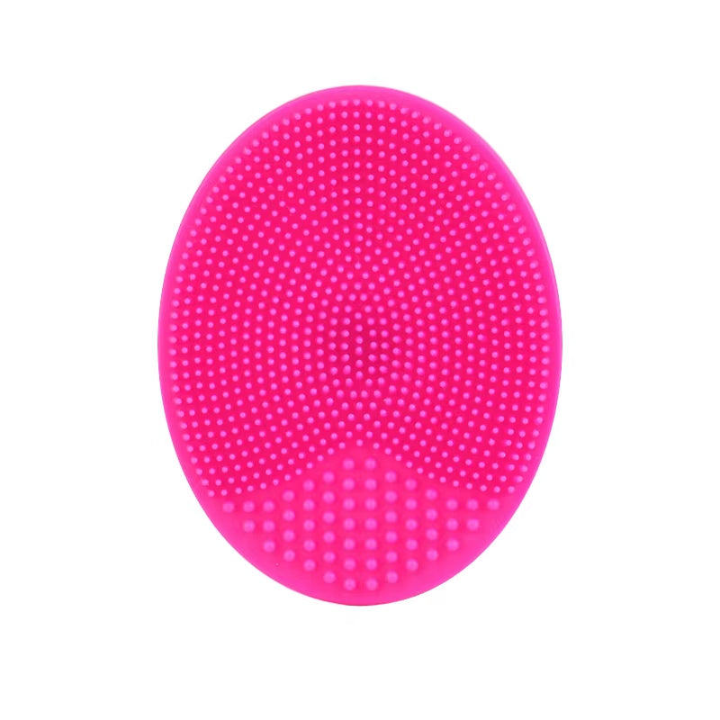1PC Silicone Cleaning Brush Facial Brushes Baby Bath Massage Pad Face Skin Cleaner Pore Deep Cleansing Brushes Shower Scrub Tool