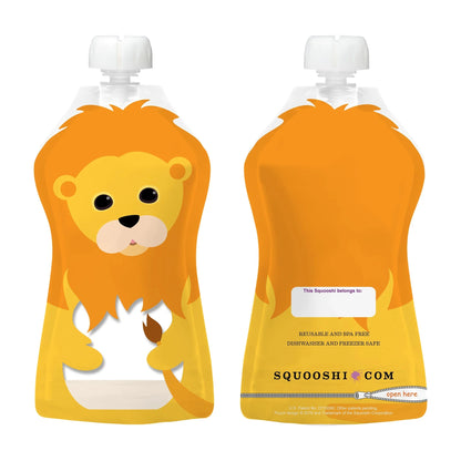 Reusable Food Pouch | Large 6 Pack - 5 Oz.
