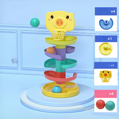 Development Games Montessori Rolling Ball Baby Toys Educational Toys Montessori Activity Stacking Toys for Babies 1 2 3 Years