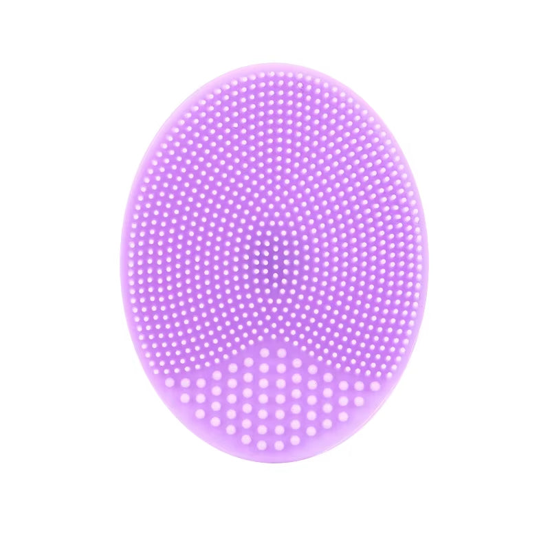 1PC Silicone Cleaning Brush Facial Brushes Baby Bath Massage Pad Face Skin Cleaner Pore Deep Cleansing Brushes Shower Scrub Tool