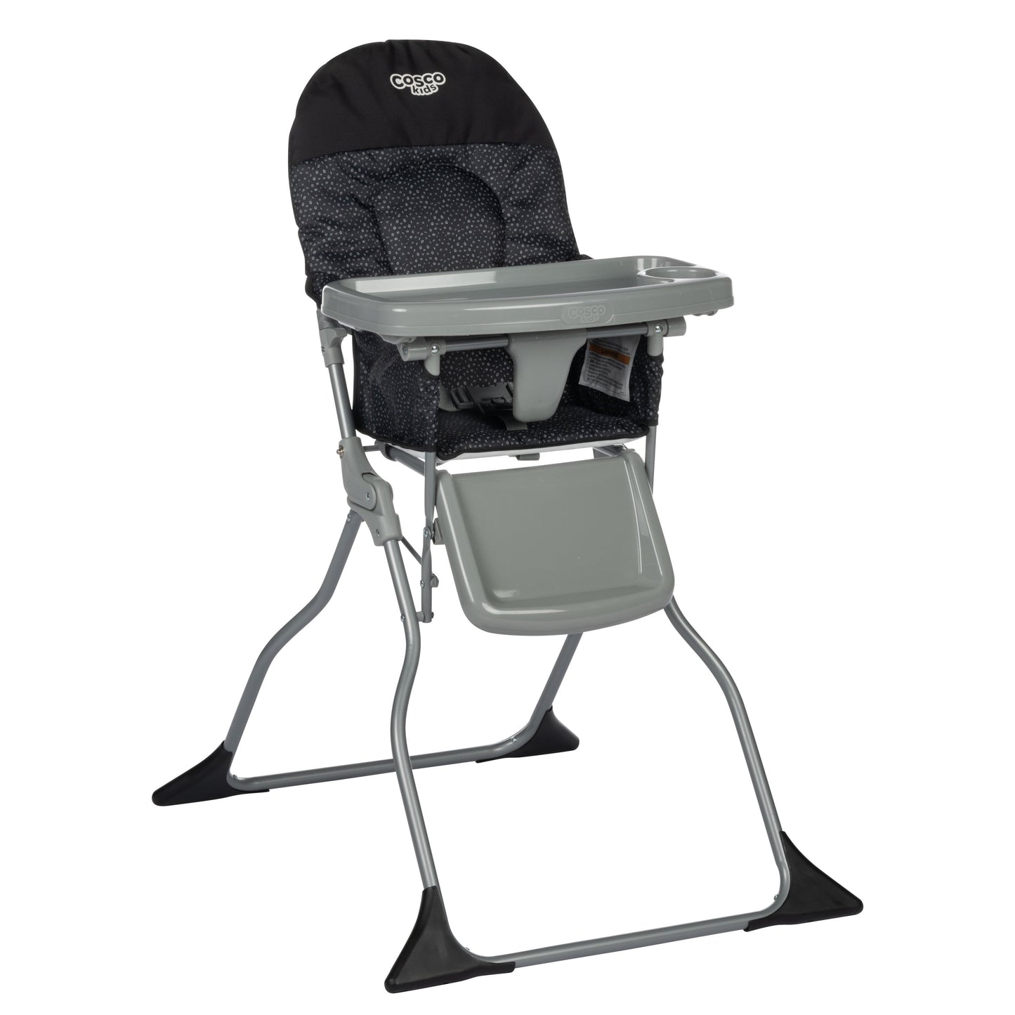 Simple Fold High Chair, Noir Dot