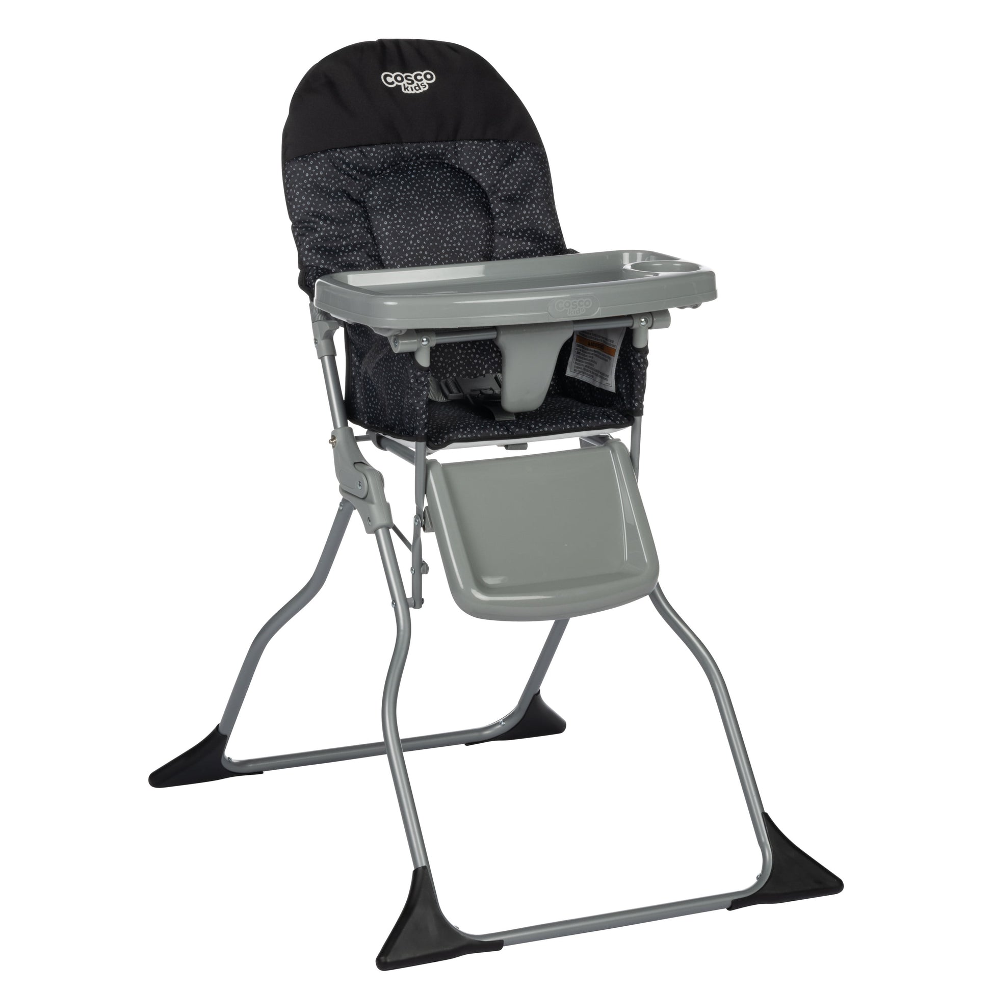 Simple Fold High Chair, Noir Dot