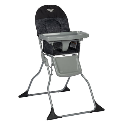 Simple Fold High Chair, Noir Dot