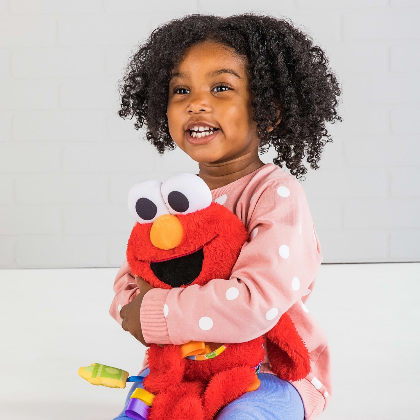 Sesame Street Elmo Travel Buddy Plush Take-Along Stroller Carrier Toy, Ages 0-12 Months