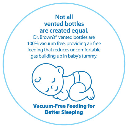 Options+ Wide-Neck Glass Baby Bottles, 5 Ounce, 3Count
