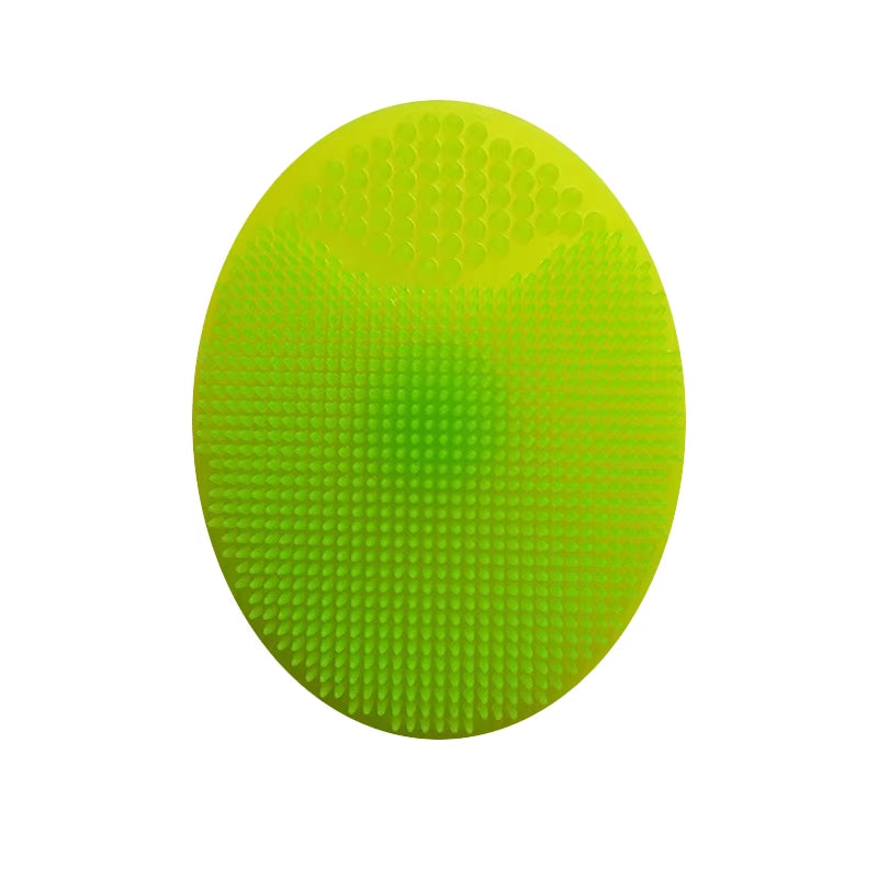 1PC Silicone Cleaning Brush Facial Brushes Baby Bath Massage Pad Face Skin Cleaner Pore Deep Cleansing Brushes Shower Scrub Tool